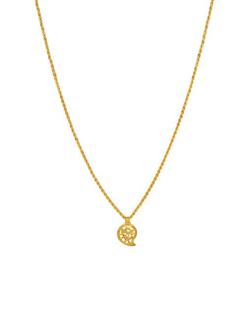 gold plated pendant - 18536191 -  Standard Image - 0