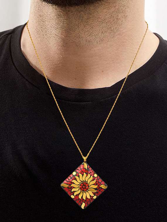 red brass pendant - 18536205 -  Standard Image - 3