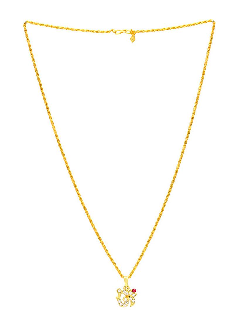 gold pleated pendant - 18536228 -  Zoom Image - 0