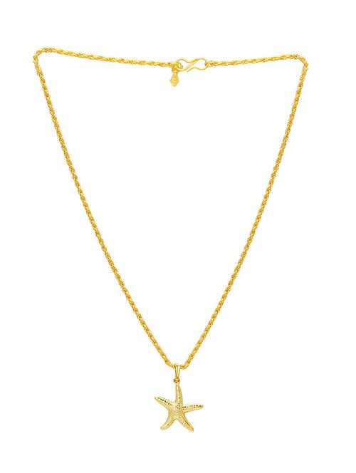 gold pleated pendant - 18536238 -  Standard Image - 0