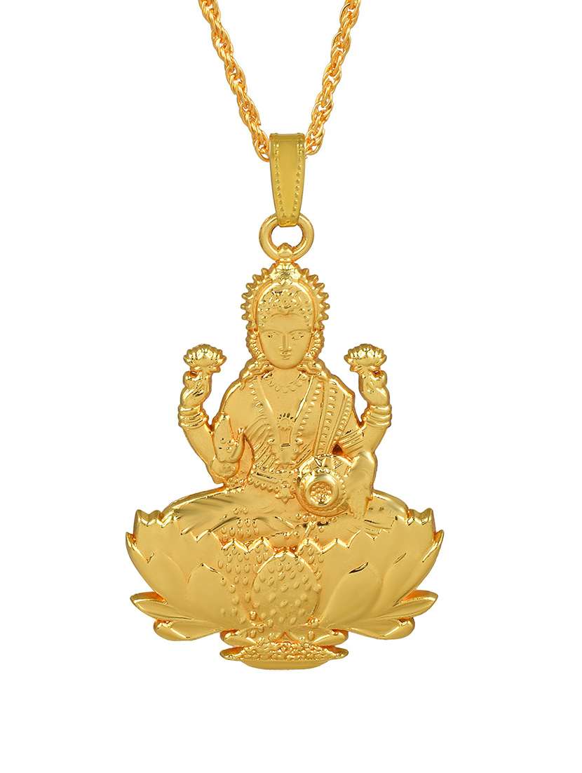 reversible vaibhav lakshmi chain pendant