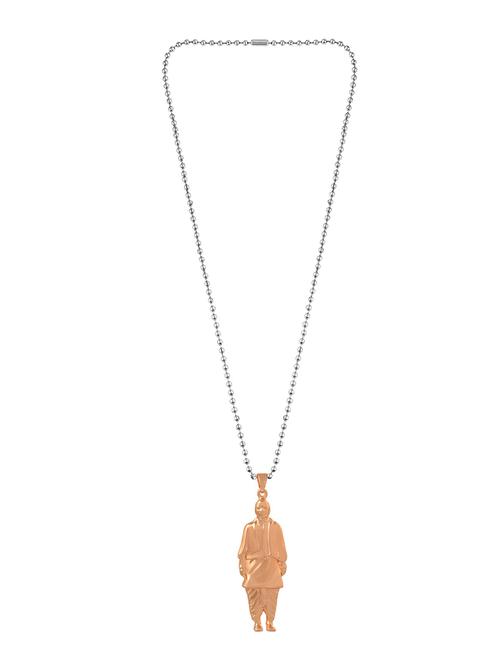 unity sardar patel chain pendant - 18536378 - Standard Image - 0