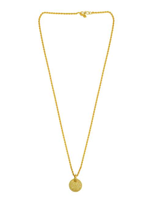 gold plated laxmi coin - 18536417 -  Standard Image - 0