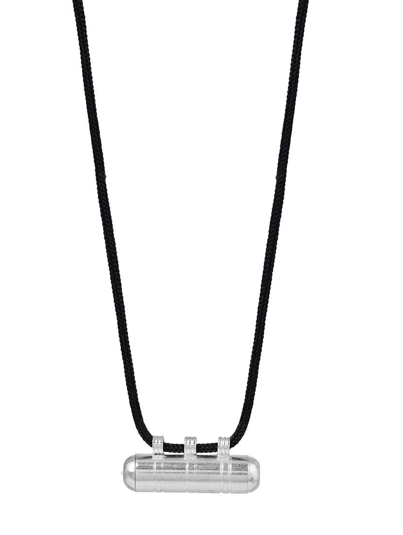 silver brass pendant