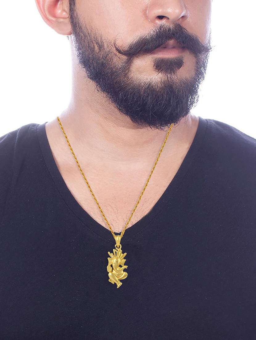 gold plated pendant - 18536607 -  Standard Image - 3