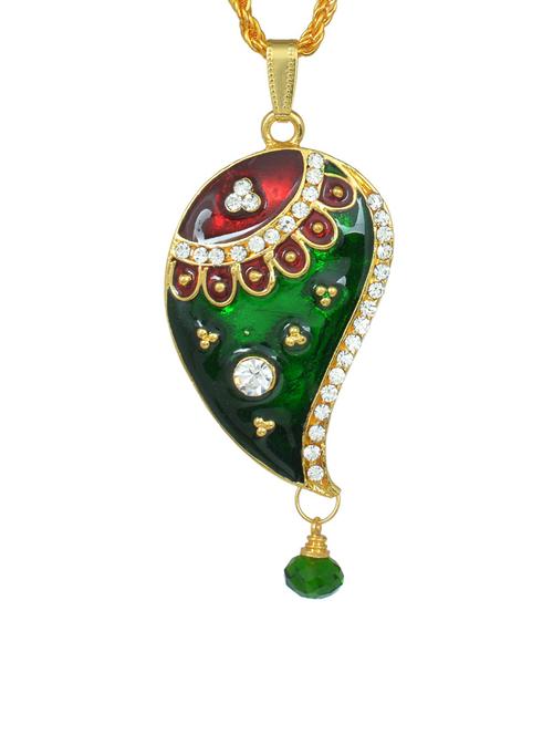 green brass pendant - 18536638 - Standard Image - 0