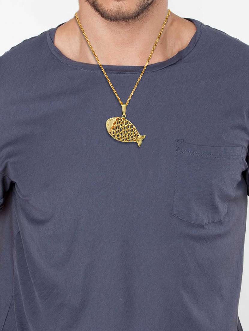 gold plated pendant - 18536639 - Standard Image - 3