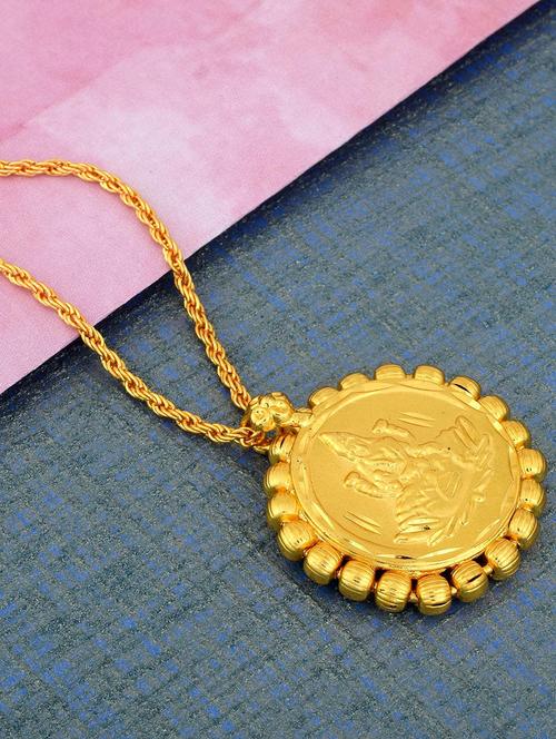 gold brass pendant - 18536690 -  Standard Image - 0