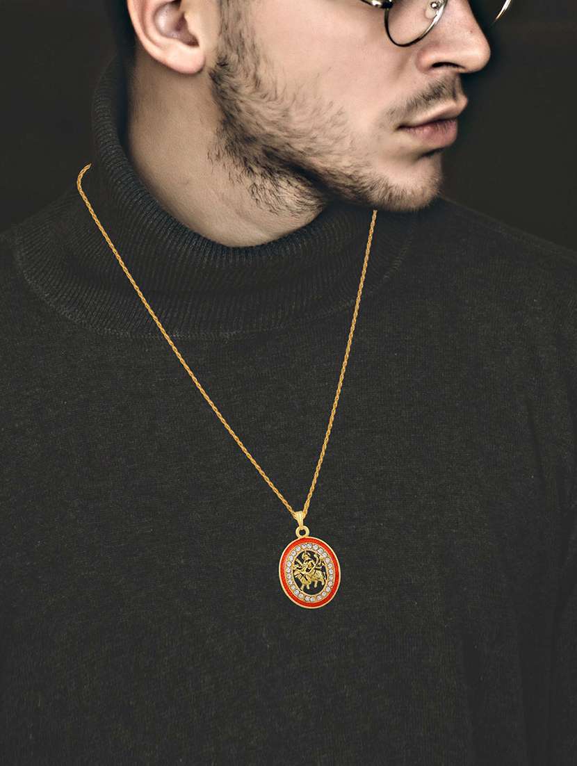 gold plated pendant set  - 18536692 -  Standard Image - 3