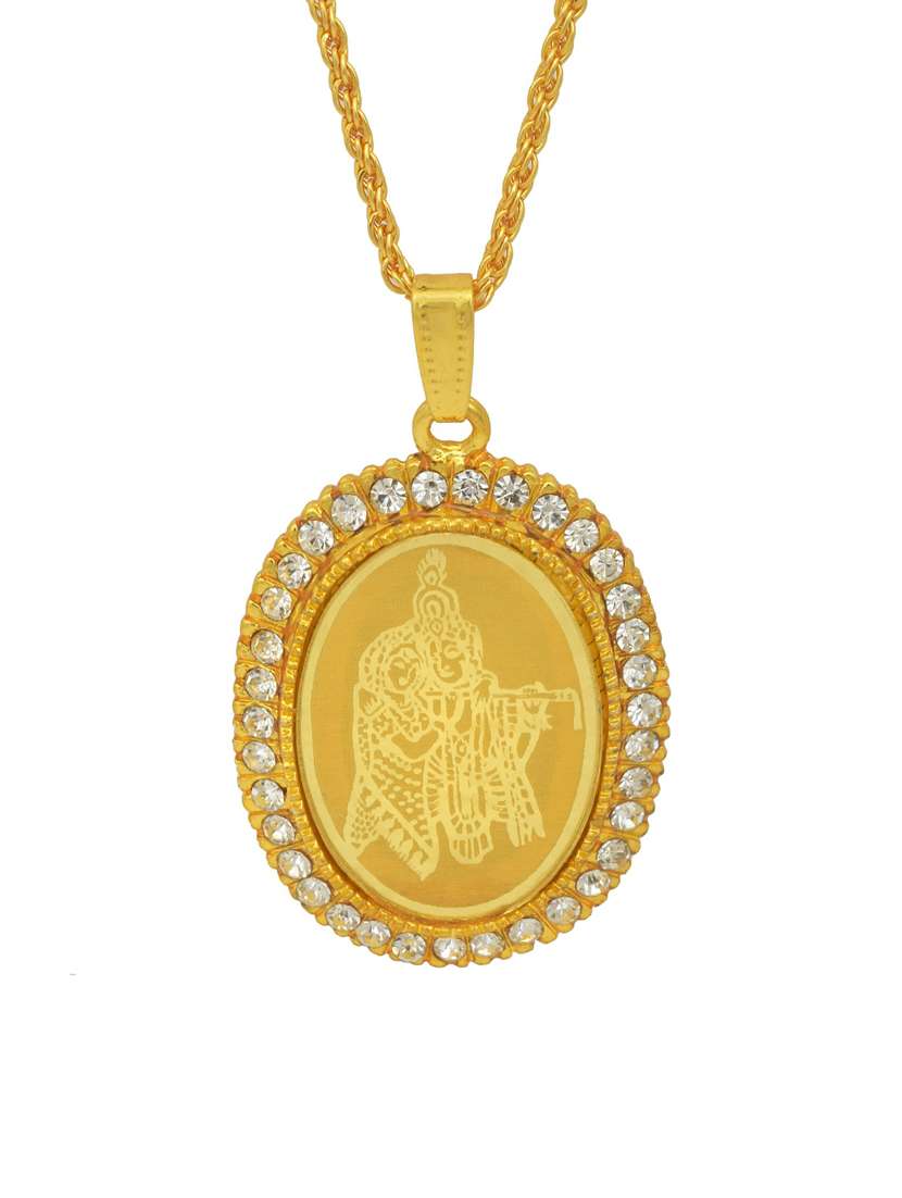 gold plated pendant set 