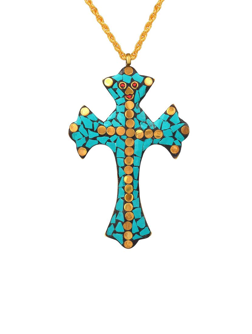 green metal pendant - 18536794 - Standard Image - 3