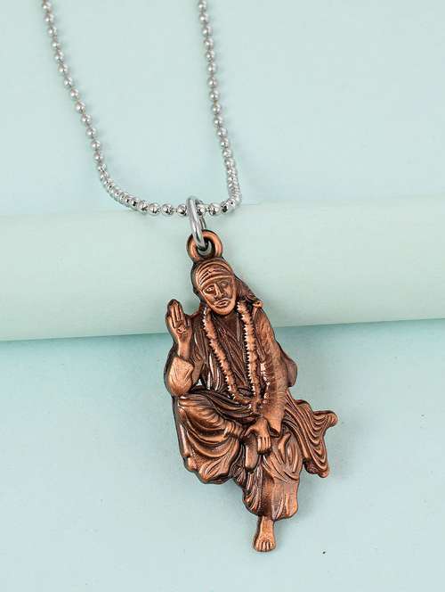 brown metal pendant - 18536818 -  Standard Image - 0