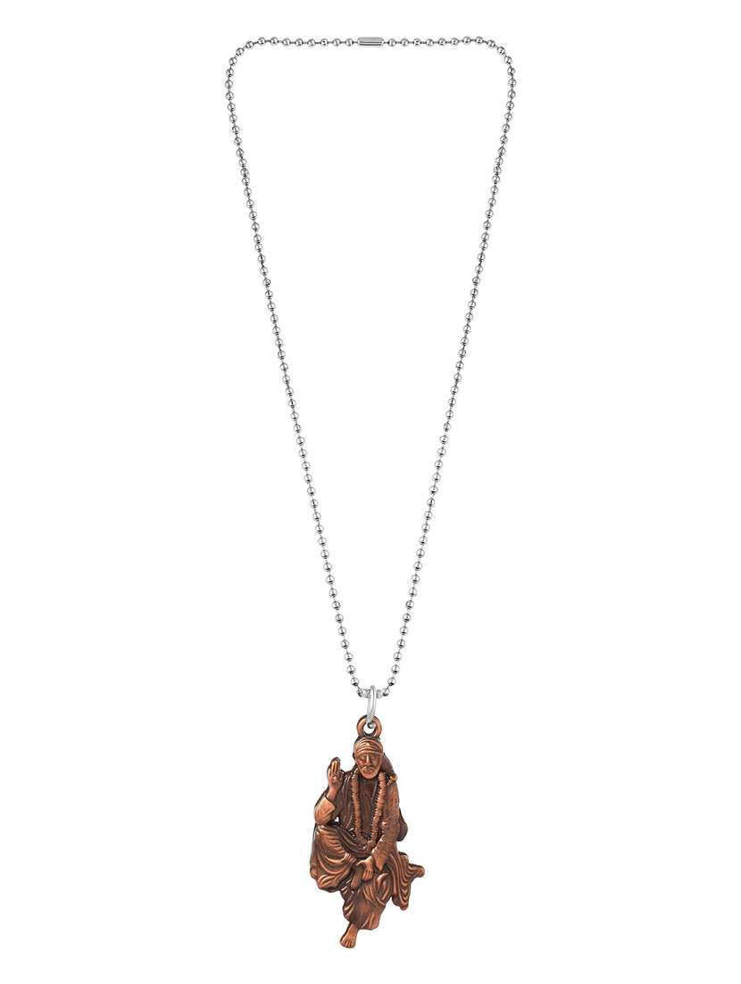 brown metal pendant - 18536818 -  Standard Image - 3