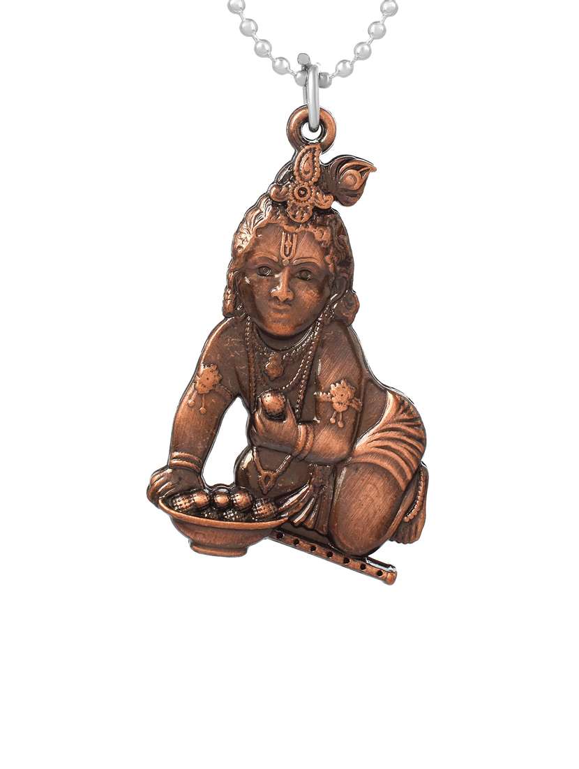 brown metal pendant - 18536824 -  Standard Image - 3