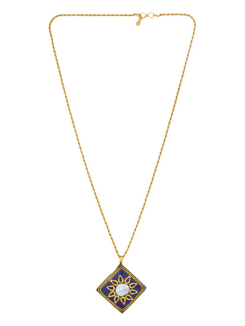 blue metal pendant - 18536827 -  Standard Image - 3