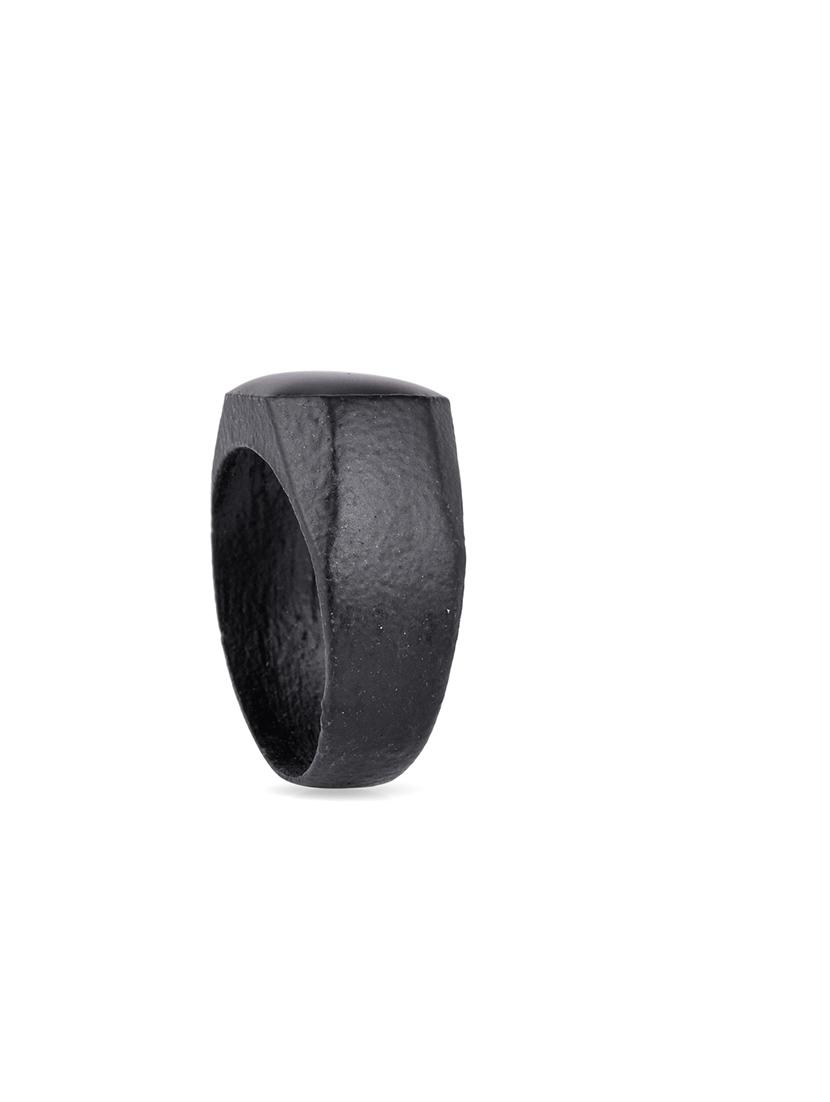 black brass finger ring - 18536910 - Standard Image - 3