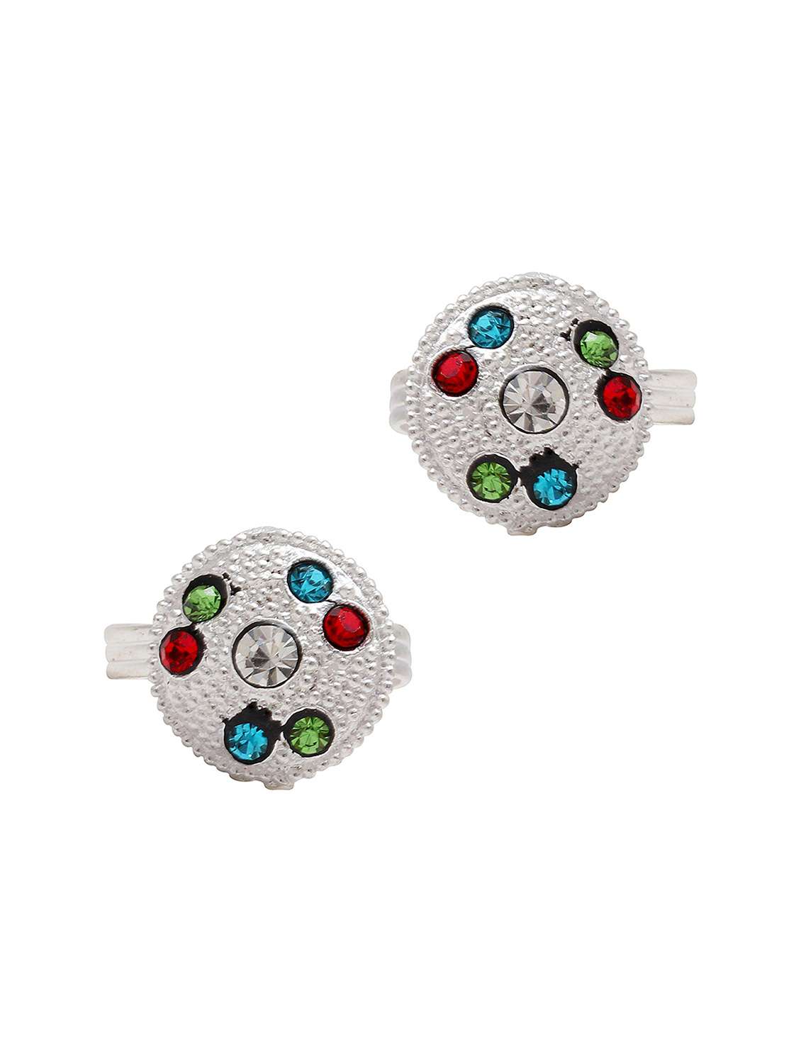 silver plated finger ring