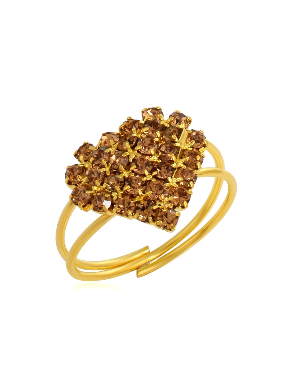 gold plated finger ring - 18536976 - Zoom Image - 0