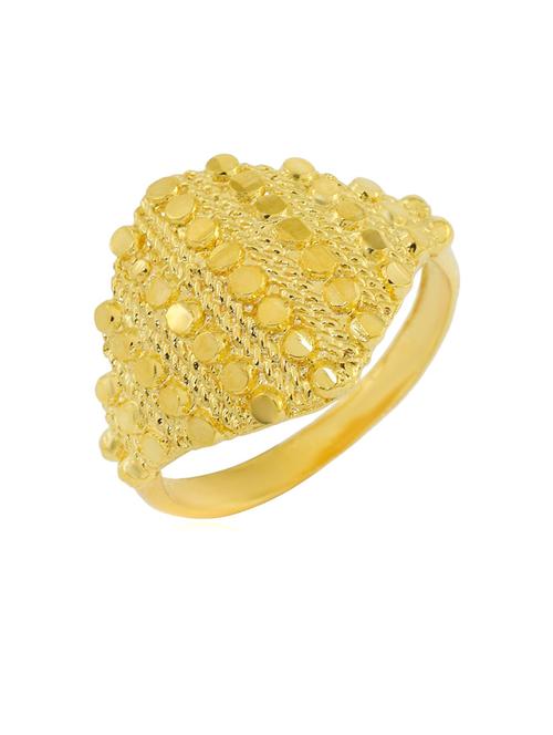 gold plated finger ring - 18537017 -  Standard Image - 0