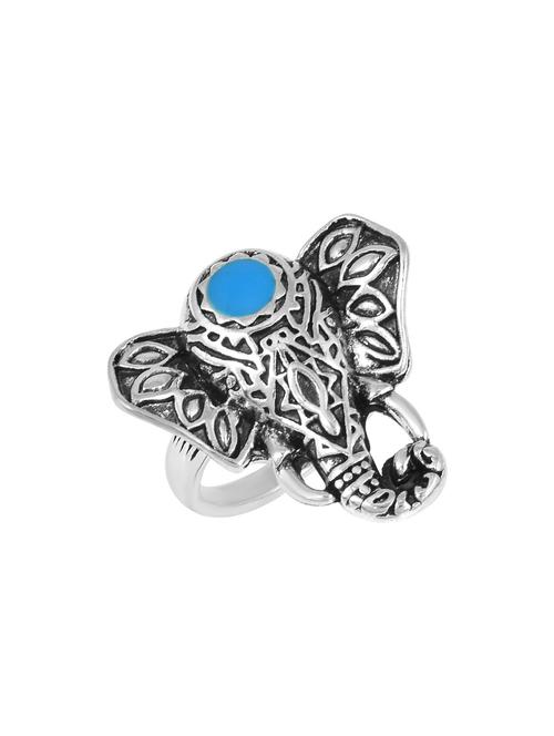 silver plated finger ring - 18537049 -  Standard Image - 0