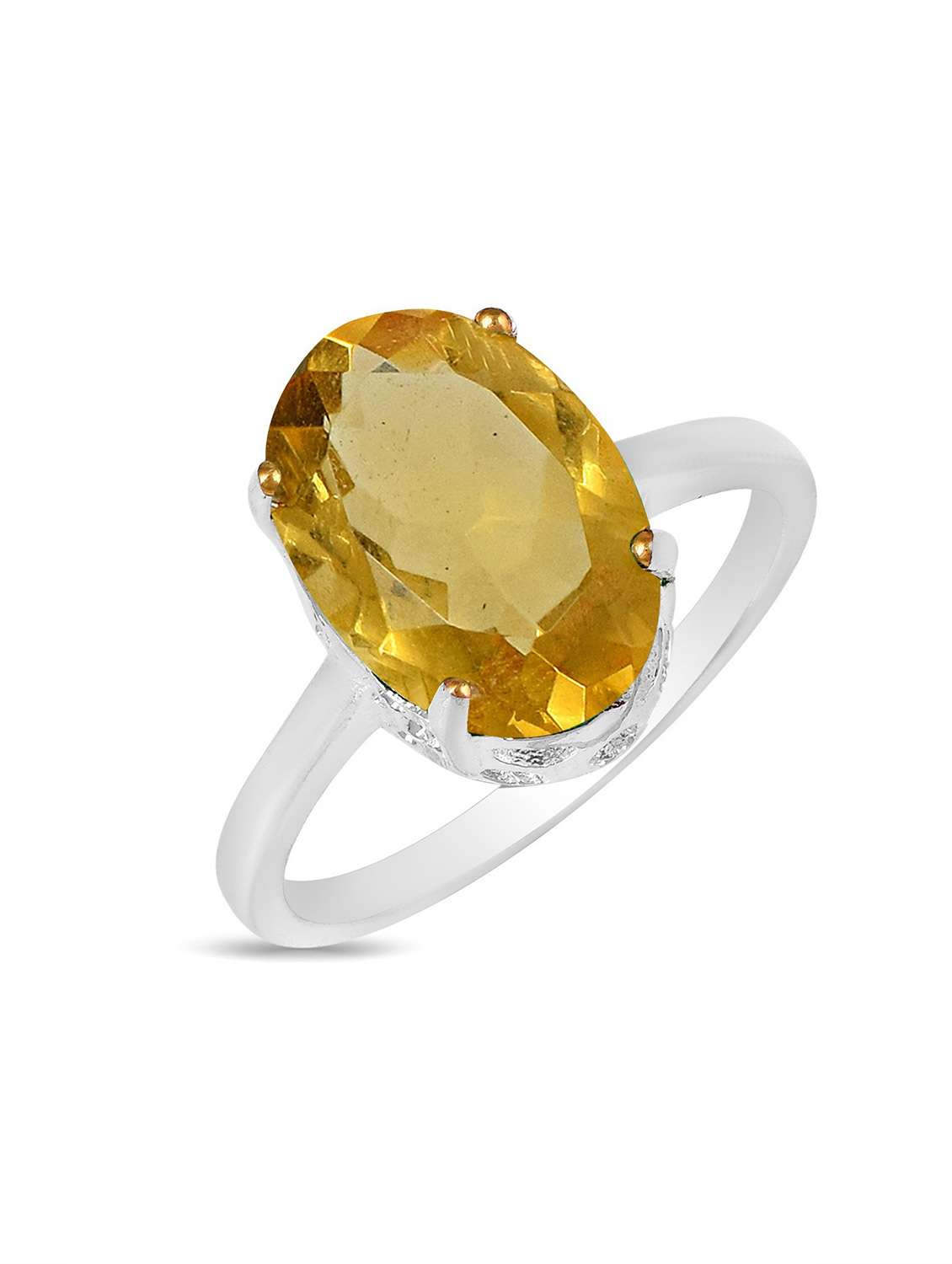 silver plated finger ring