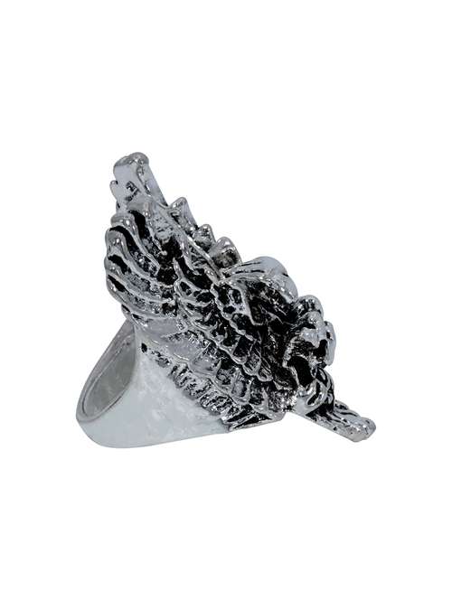 silver pleated ring - 18537064 -  Standard Image - 0
