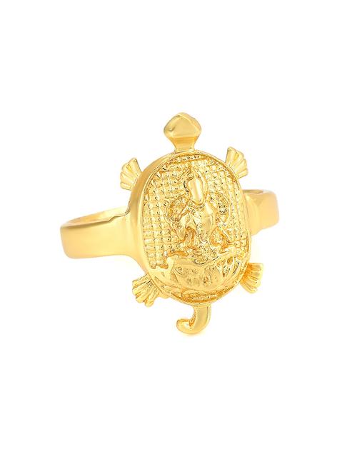 gold pleated ring - 18537067 - Standard Image - 0