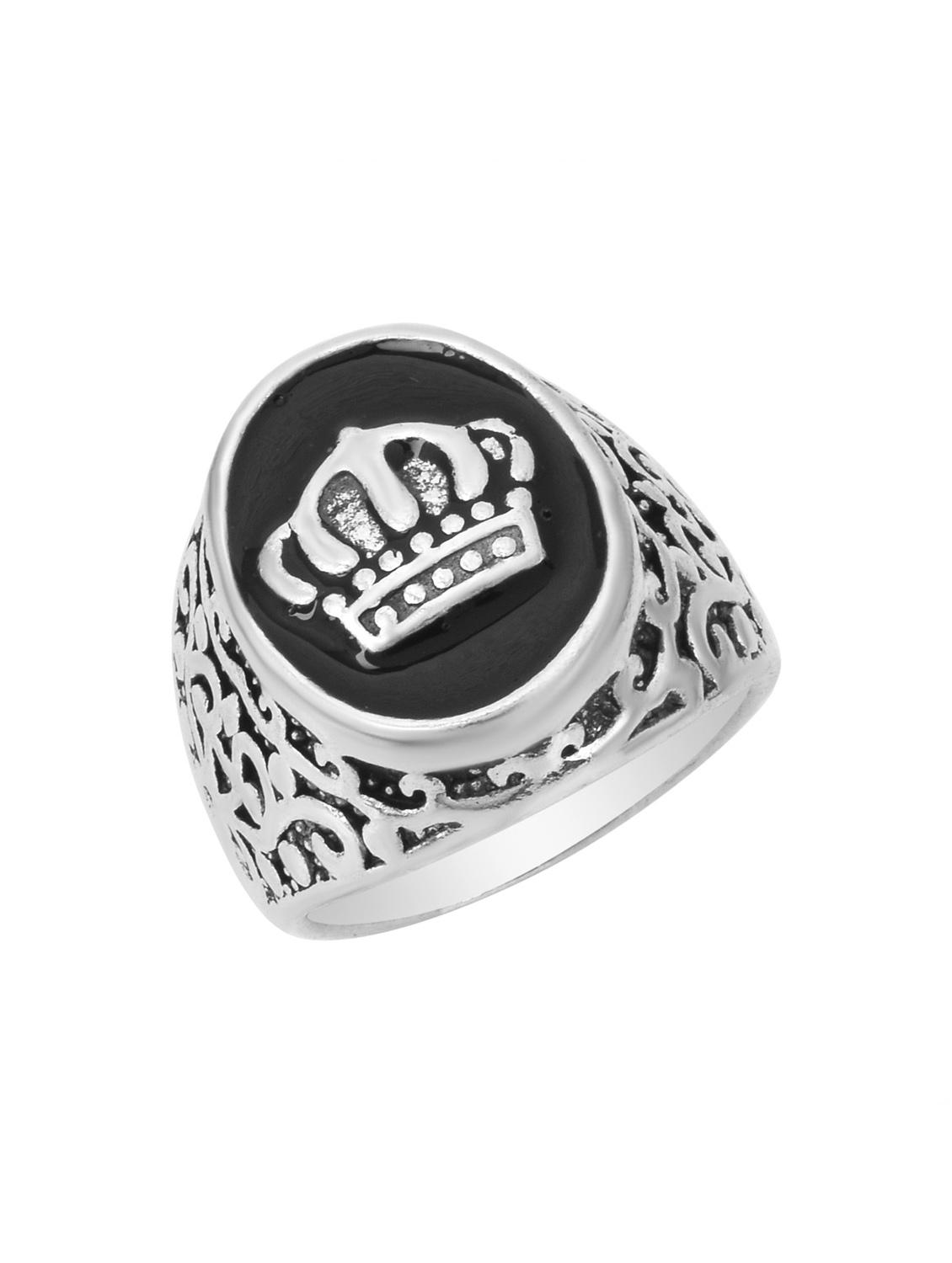 silver plated finger ring