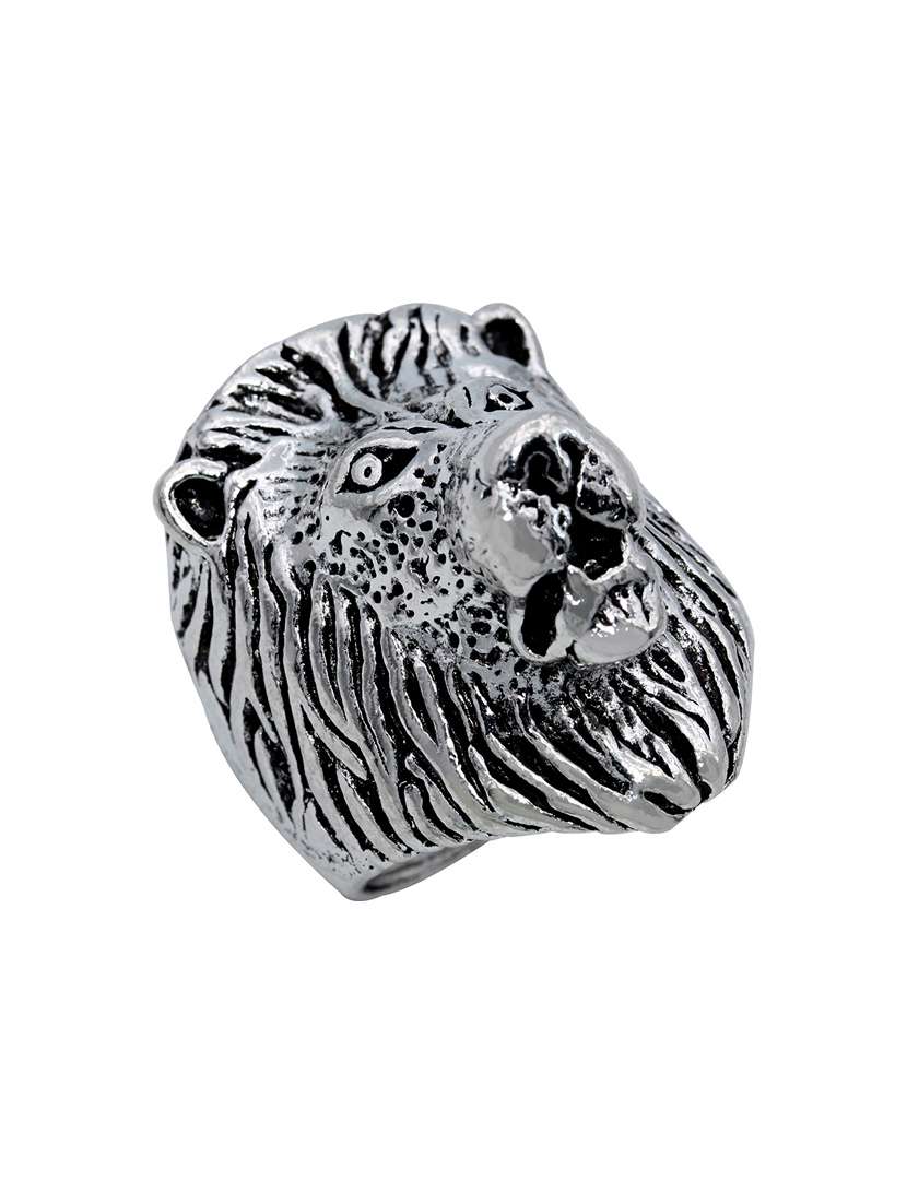 silver pleated ring
