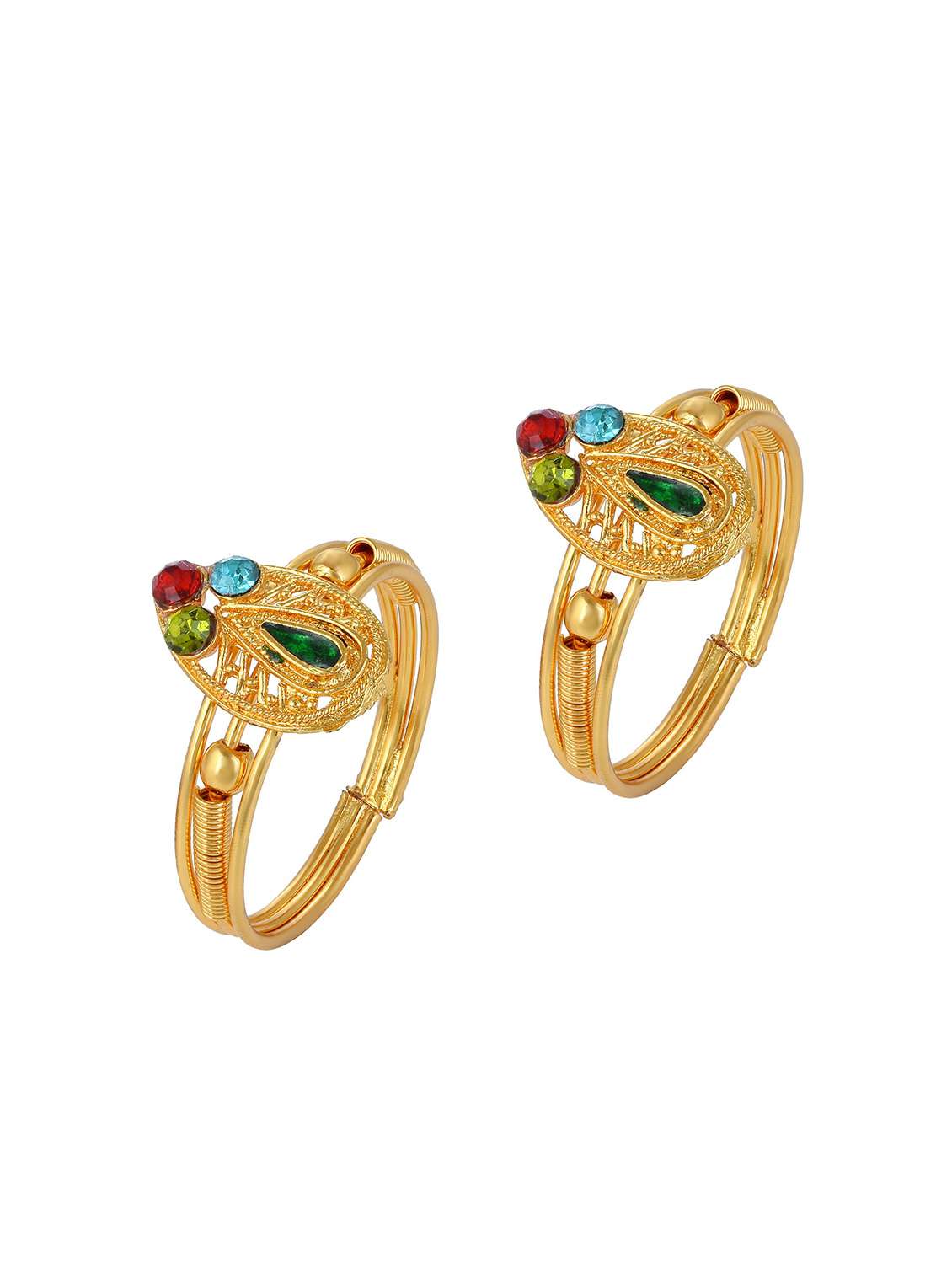 multi colored toe ring - 18537099 -  Zoom Image - 0