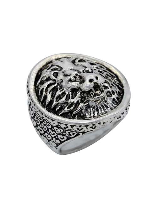 silver pleated ring - 18537102 -  Standard Image - 0