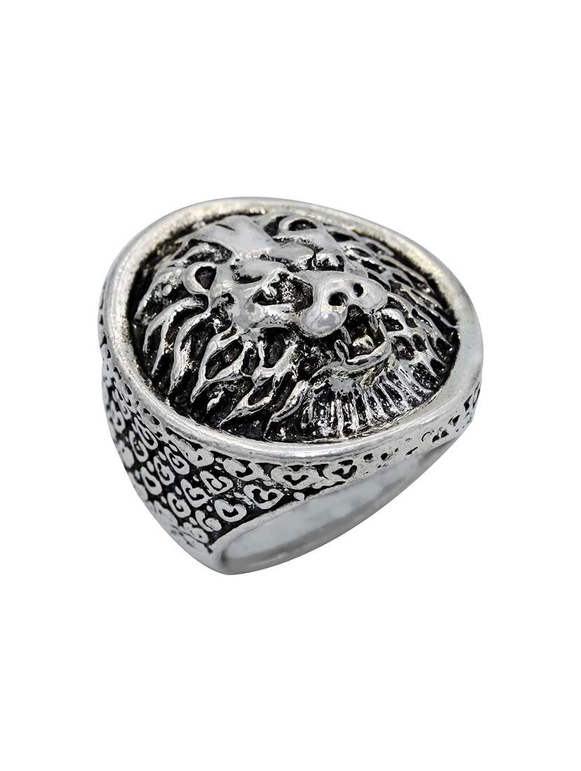 silver pleated ring
