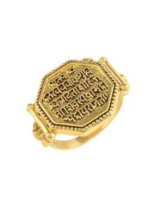 Buy online Gold Pleated Ring from Accessories for Men by Memoir