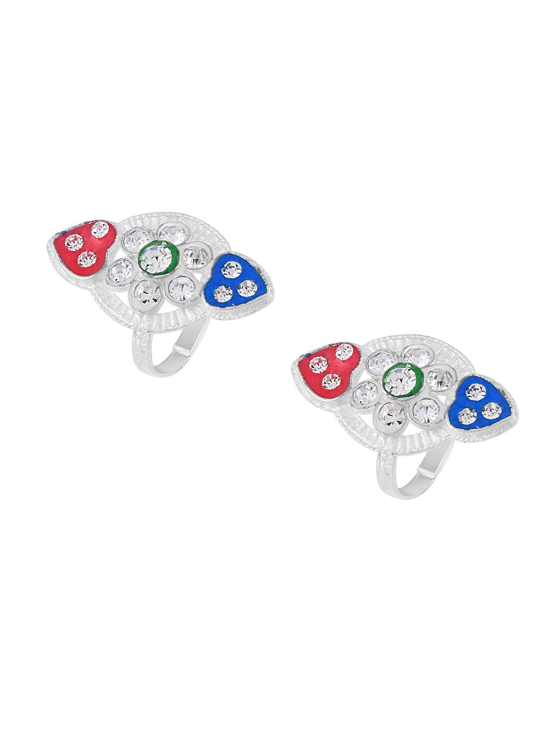 multi colored toe ring - 18537112 -  Zoom Image - 0