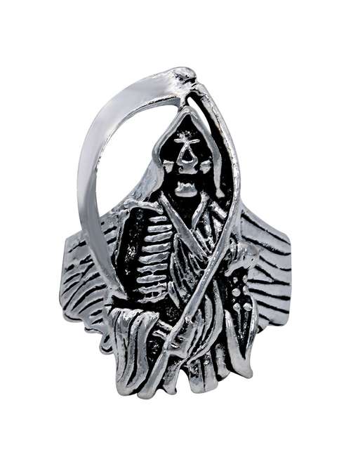 silver pleated ring - 18537119 -  Standard Image - 0