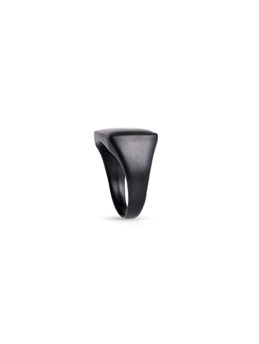 black brass finger  ring - 18537126 -  Standard Image - 3