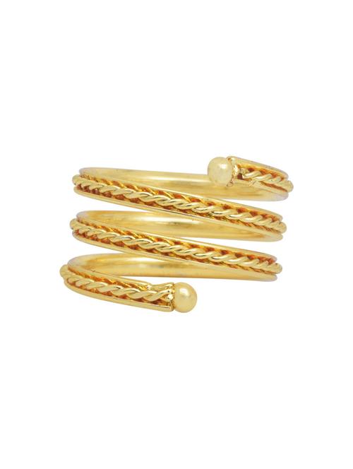 gold plated finger ring - 18537130 -  Standard Image - 0