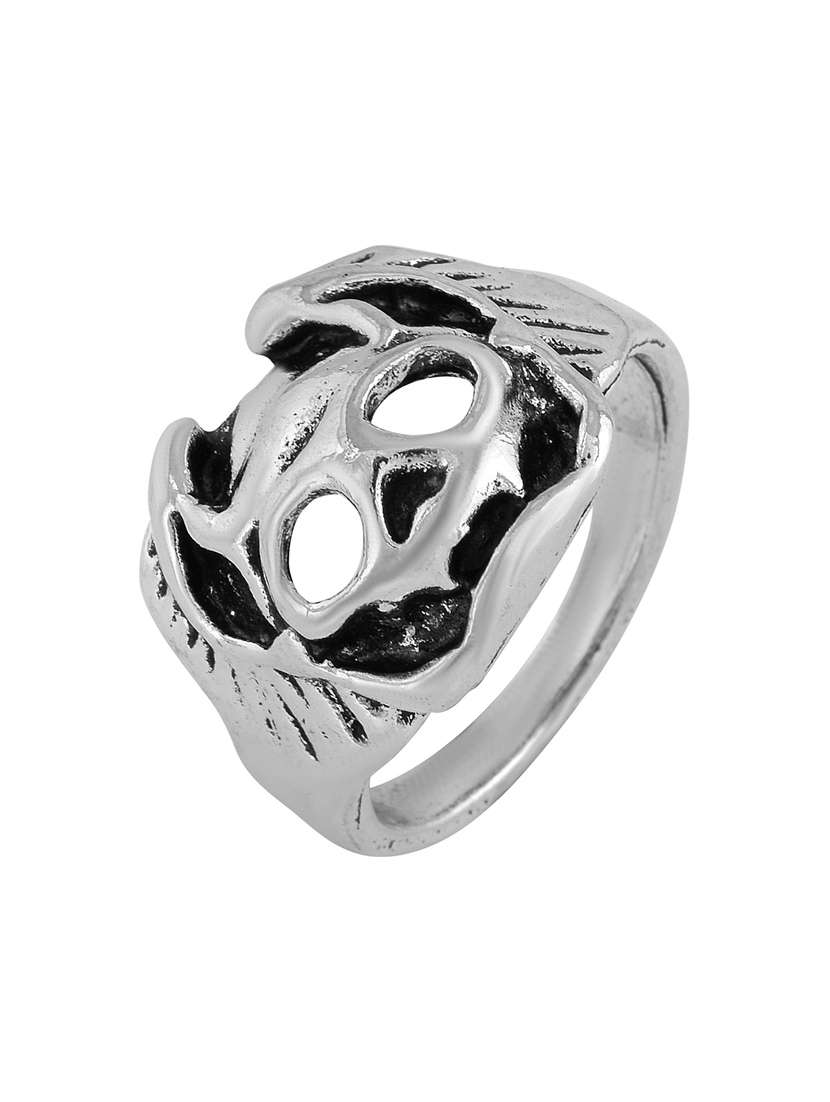 silver plated finger ring