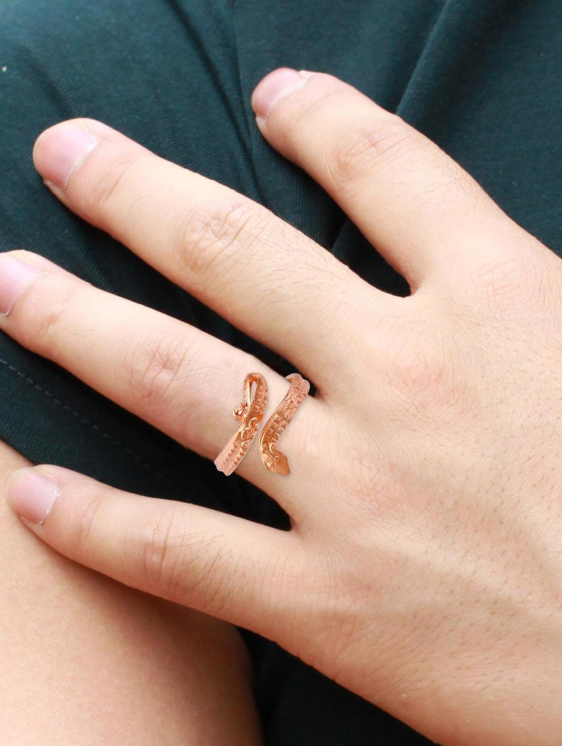 copper metal finger ring - 18537206 - Standard Image - 3