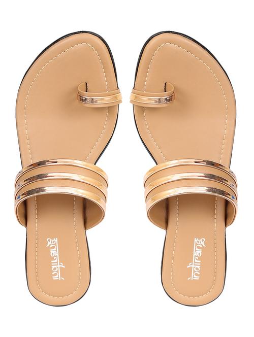 women beige one toe sandal - 18537262 - Standard Image - 0
