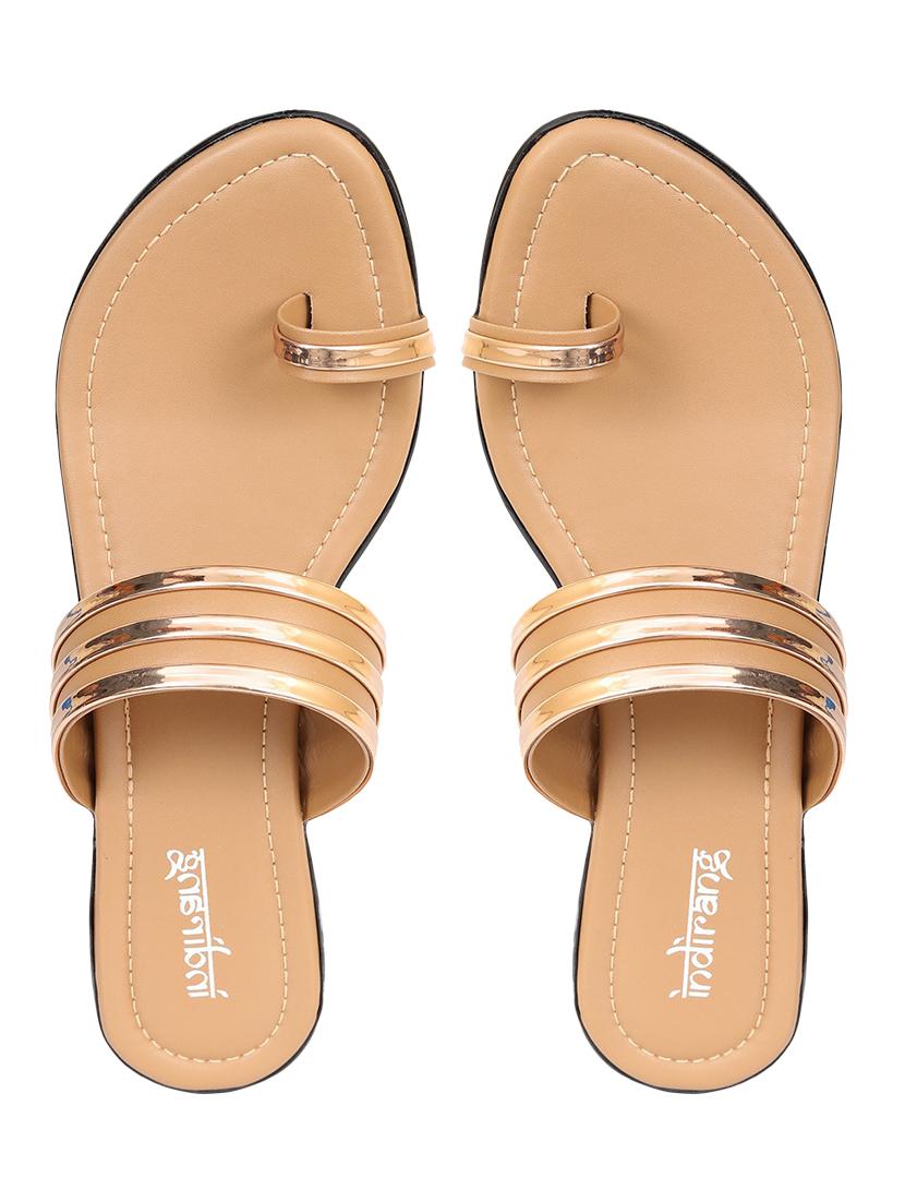 women beige one toe sandal - 18537262 - Zoom Image - 0