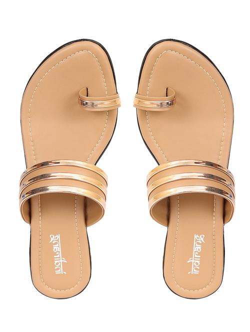 women beige one toe sandal - 18537268 -  Standard Image - 0