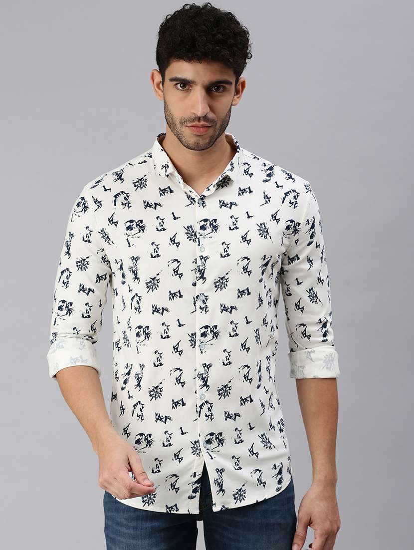 mens printed casual shirt - 18537363 -  Zoom Image - 0