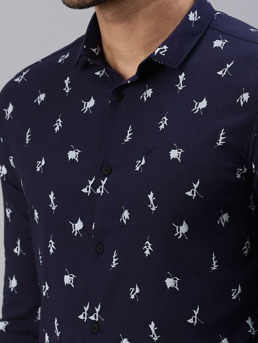 mens printed casual shirt - 18537364 - Standard Image - 3