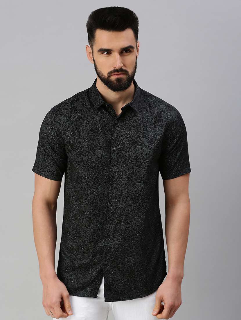 mens florals casual shirt
