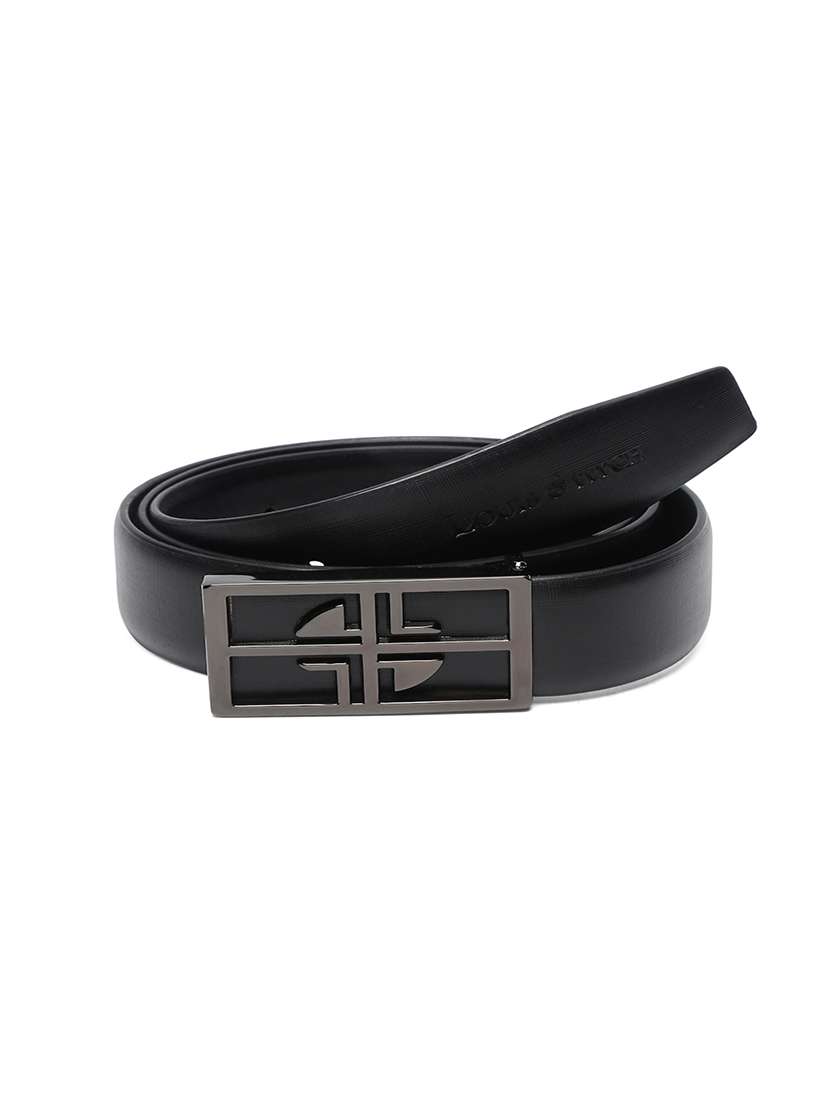 nickel leather belt