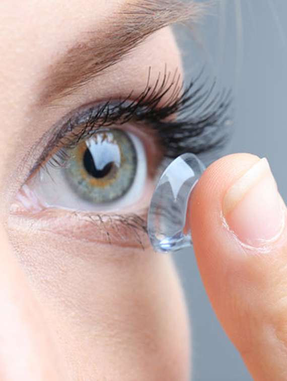 Buy online Unisex Power Yearly Clear Contact Lenses For Eyes