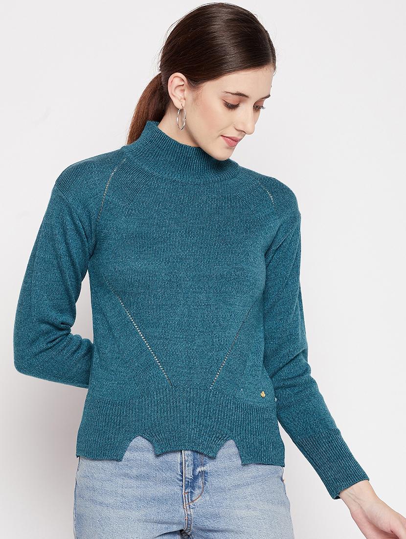 high neck regular pullover - 18539482 -  Zoom Image - 0