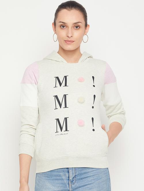 hooded neck graphic sweatshirt - 18539501 - Standard Image - 0