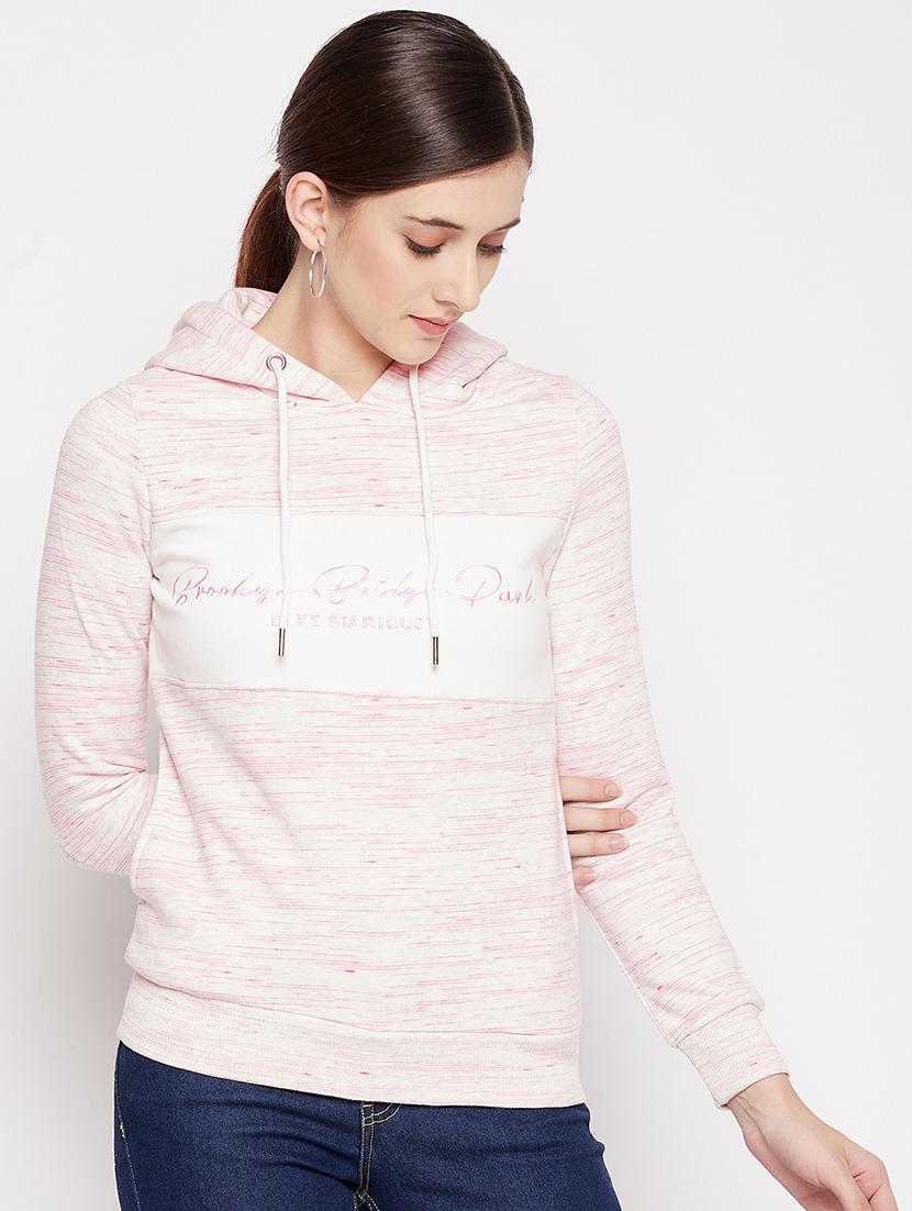 hooded neck graphic sweatshirt - 18539504 -  Zoom Image - 0